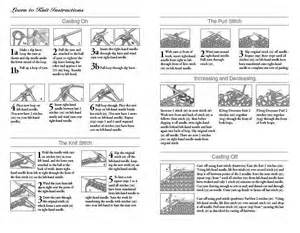 WP knitting instructions